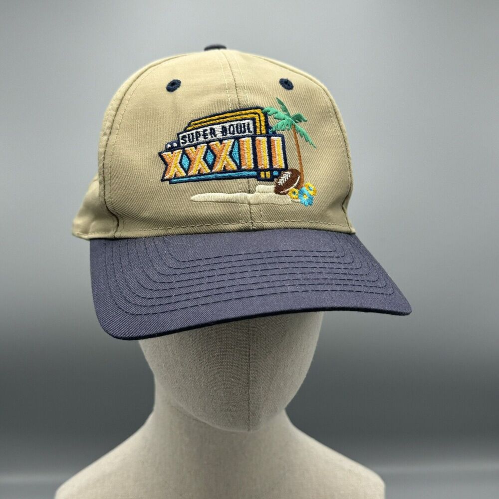 Super Bowl XXXIII Gameday Adjustable Snapback Baseball Hat Miami Falcons Broncos